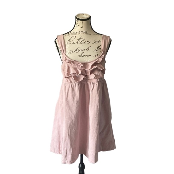Free People BEACH VALLEY Boho Sleeveless Ruffle Mini Dress Size Large MSRP $128 - Picture 2 of 13